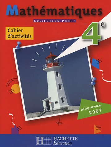 Mathématiques 4e : Cahier d'activités