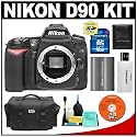 Nikon D90 Digital SLR Camera Body + 16GB Memory Card + Nikon EN-EL3e Battery + Case + Cameta Bonus Accessory Kit