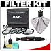 Zeikos 4-Piece +1 +2 +4 +10 Close-Up Macro Filter Set (58mm) + Lenspen + Spudz Microfiber Cleaning Cloth + Cleaning Kit for Canon, Nikon, Olympus, Pentax & Sony Digital SLR Cameras