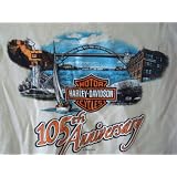 Harley-Davidson Women's Harley 105th Anniversary White Tank Top --LIMITED EDITION-- 100% Pre-Shrunk Cotton