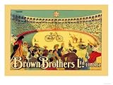 Brown Brothers Bicycles Artists Giclee Poster Print By J Muntanya 24x32