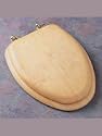 Mayfair 19601BR Natural Reflections Wood Veneer Toilet Seat, Elongated, Maple