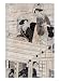 Enjoying a River Cruise in Winter, Japanese Wood-Cut Print Giclee Poster Print, 24x32