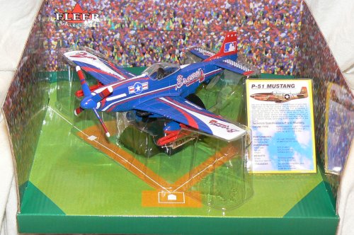 Atlanta Braves 1:48 Scale Diecast P-51 Mustang 
