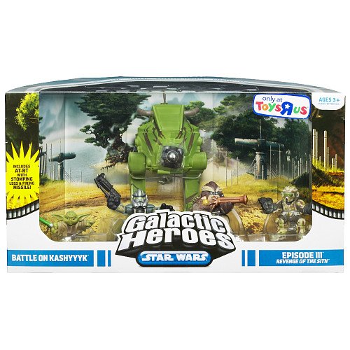 Star Wars Galactic Heroes Deluxe Cinema Scene Mini Figure Multi Pack Battle on Kashyyyk