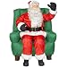 Animated Airblown Sitting Santa