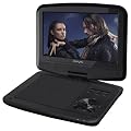 Odys Furo tragbarer DVD Player mit 22,9 cm (9 Zoll) drehbarem Display (hochaufl�sendes digitales TFT-Display (800x480 Pixel), SD-Card Slot, USB 2.0) schwarz