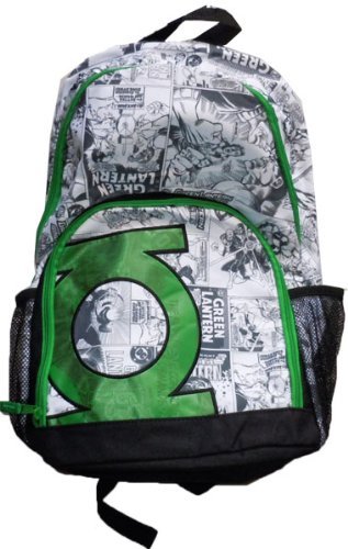  DC Comics Green Lantern School Backpack Back Pack Bag
