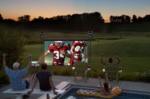 Backyard Theater Complete 10-foot Outdoor Movie System
