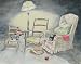 All Products : C1908 M Smart Water-Colour Cat Chair Ragdoll Lamp