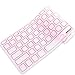 iBenzer - Macaron Serie Keyboard Cover Silicone Rubber Skin for Macbook Pro 13'' 15'' 17'' (with or without Retina Display) Macbook Air 13'' and iMac - Square Pink MKC02SPK