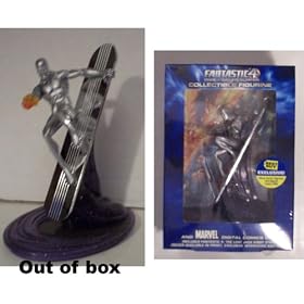 Fantastic Four Rise of the Silver Surfer Collectible Figurine and Marvel Digital Comics DVD