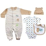 Little Bear 4-Piece Layette Set, 3-6 months [Apparel]
