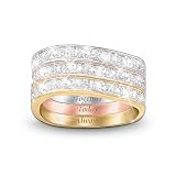Three Band Diamond Ring: Timeless Love by The Bradford Exchange