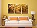 Gardenia Art - Romantic Old Gold Maple Canvas Prints Modern Wall Art Paintings Giclee Artwork for Room Decoration,16X24 inch, Unframed