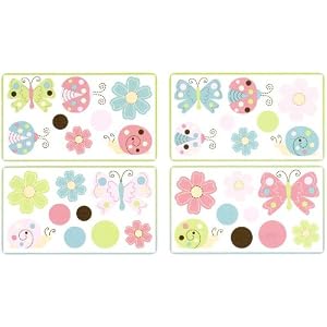 NoJo Ladybug Lullabye Wall Decals