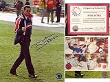 Mike Ditka Signed Bird Flip Famous 8x10