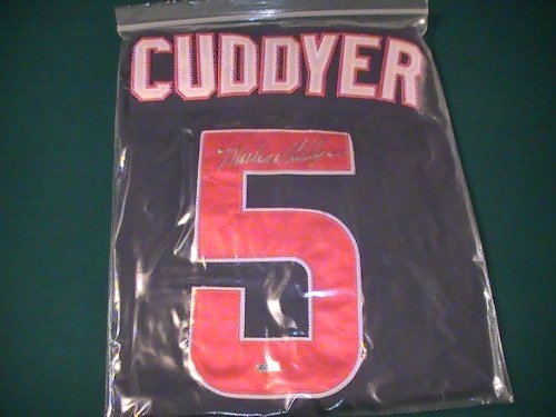 MICHAEL CUDDYER SIGNED AUTOGRAPHED MINNESOTA TWINS JERSEY W/ HOLOGRAM + COA