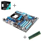 51Q1yzfKFGL. SL160  PC Bundle Aufrüstset / Tuning Kit AMD Athlon II X2 250 2x 3,0 GHz / 512MB ATI Radeon HD 4200 Grafik mit HDMI DVI und VGA Ausgang / Mainboard Asus M4A785TD V EVO / 2GB RAM