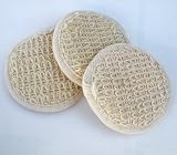 Pamper Your Soul ! 3pcs/Set 100% Natural Round Ramie Complexion Facial Pad , Naturally Buffs Away Dirt and Surface Impurities. Ramie is a Natural, Cleansing Fiber That Exfoliates Dead Skin and Surface Impurities. Effectively Unclogs Pores Allowing Skin to Breathe Freely, Naturally. Directions To Use--- Wet With Warm Water and Gently Massage Over the Face W/ a Smooth, Circular Motion. Use Every Day For a Softer, Cleaner, Smoother Complexion. Dry After Each Use.Size 2.75 Inches Dia.