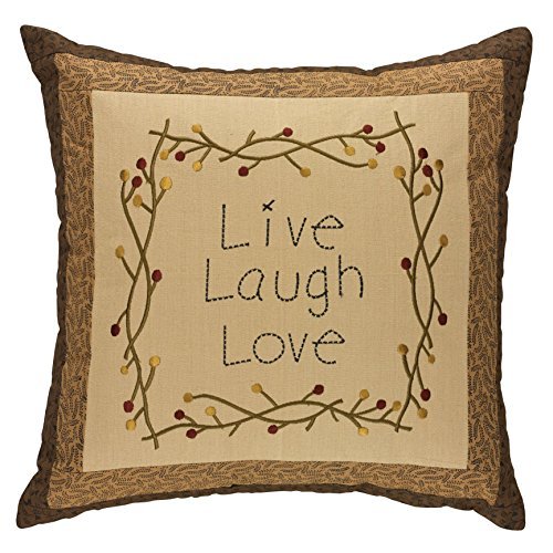 Live Love Laugh Pillow