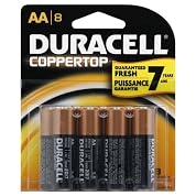Duracell Batteries, Alkaline, AA 8 batteries