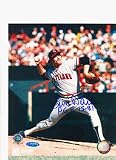 Len Barker Cleveland Indians Autographed 8 x 10 Photograph Inscribed with PG 5-15-81 (Unframed)