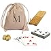 We Games Cribbage and More Travel Game Pack with Custom Imprint Bag