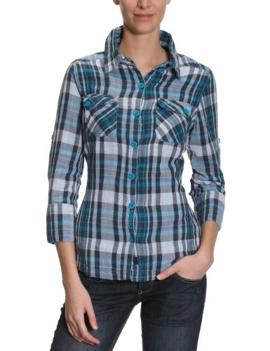 Bench Damen Bluse BASE E, algiers blue, L, BLAA0822E_TQ006 Preisvergleich