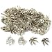 48 Bead Caps Necklace Charm Chain Bails Beading Part