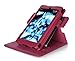 Fire HD 6 2014 Case, roocase Dual View Fire HD 6 Folio Case Cover, Magenta