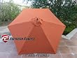 9ft Umbrella Replacement Canopy 6 Ribs in Terra Cotta (Canopy Only)