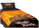 Harley-Davidson Flames Full/Queen Comforter