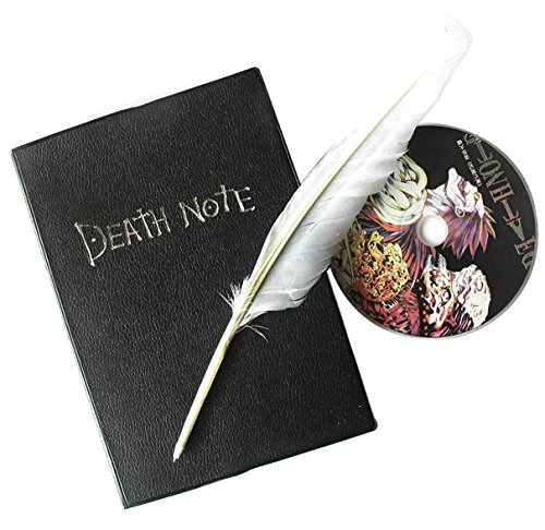 BECUTE 3 Pcs Death Note Notebook & CD & Fur Pen Set