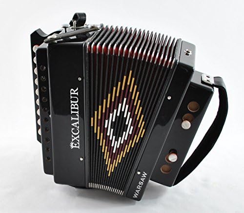Excalibur European Series Button Accordion Key of C Warsaw II