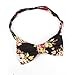 Stylefad Men's Floral Skinny Neck ties and Bowtie Pocket Square 3pcs Set for Gifts Black