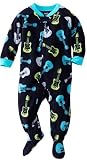 Carter's Navy Guitar Fleece Blanket Sleeper Footed Pajamas (24 Months)