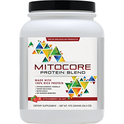 Ortho Molecular Products Mitocore Protein Blend Strawberry Blast 34.4 oz