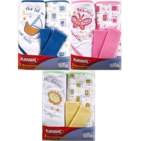 2 Hooded Towels, 2 Washcloths Photo