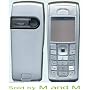 for NOKIA 6230i Fascia Cover facia Silver KeyPad UK