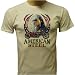 American Steel Bald Eagle Flag Motorcycle T-shirt, Chopper T-shirts, Biker T-shirts