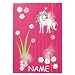 Bastelset 3-D Gummizugmappe A3 Einhorn Pferd rosa pink