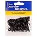 4mm Loose Round Pearls, Black, 240 Pc Pkg (1 Pack)