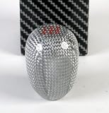 NRG Universal M/T Shift Knob 42mm Silver Carbon Fiber