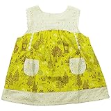 《H28年夏物》(日本製) Pample Mousse(パンプルムース) メルヘンPtノースリチュニック 80cm/YE NO.DP-62102