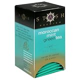 Stash Premium Moroccan Mint Green Tea, Tea Bags, 20-Count Boxes (Pack of 6)