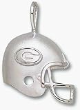 Georgia Bulldogs G Helmet Pendant - Sterling Silver Jewelry