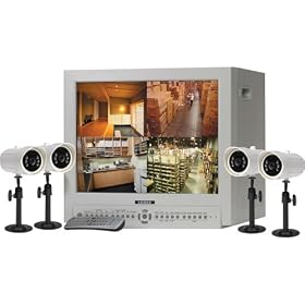 Lorex 21" 2-PAGE/8-CHANNEL Quad Network Observation System w/IP Remote Access (Color)