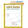 1-2-3 Draw Pets and Farm Animals