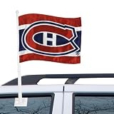 NHL Montreal Canadiens 11" x 15" Red Car Flag